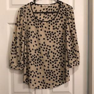 Apple Print Blouse